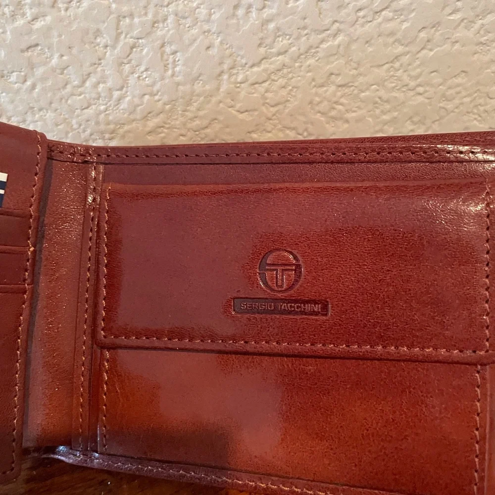 Sergio Tacchini Brown Leather Wallet - Picture 5 of 9